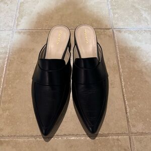 NEW Cole Haan Women's Black Pointed Mules Size 10